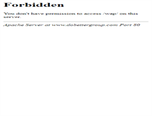 Tablet Screenshot of dobettergroup.com
